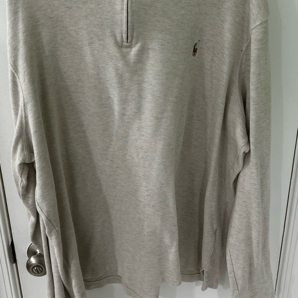 Ralph Lauren Light Gray Long Sleeve Shirt